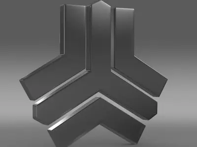 Saipa Logo 3D model
