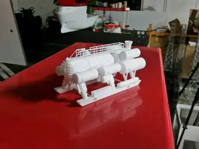 Underwater laboratory 3D print model