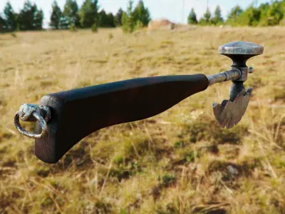 battle hatchet Free 3D model