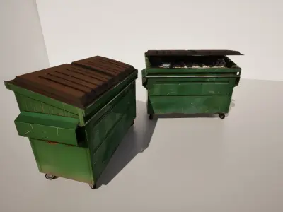 Dumpster 3D model purchase