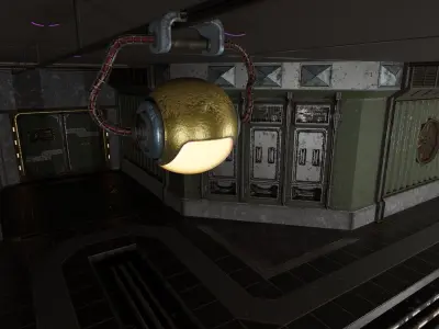 Buildingkit Military Facility Low-poly 3D model