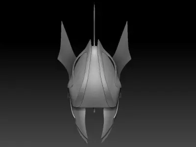 High-poly model Elf helmet 3D model