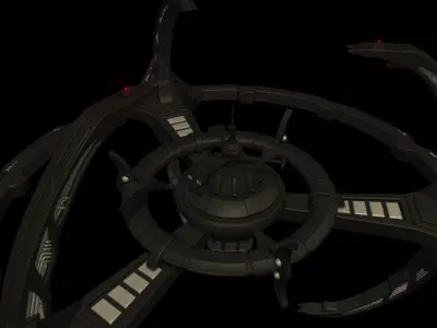 SCI-Fi DeepSpace StarTrek 3D model