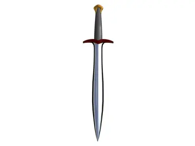 Cartoon Sword 3D Model Low-poly 3D model