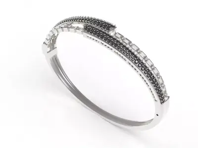 Art Deco Bracelet 28 3D print model