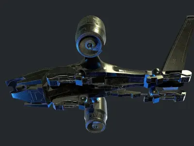 Hunter-Killer Terminator 3D model