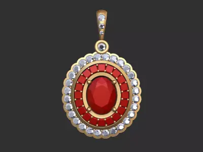  waterwave edge pendant Free 3D model