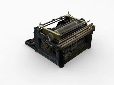 Vintage Typewriter Underwood  3D model