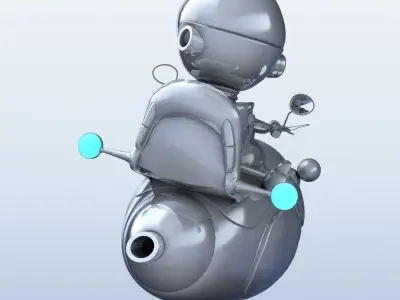 Cartoon Aircraft  3D model