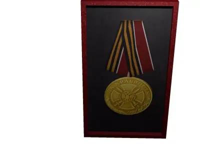 Medal Low-poly 3D model purchase