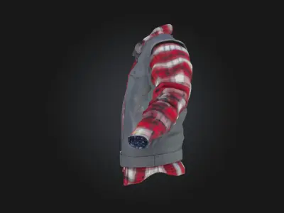 Patriotic Layers  A Bold Statement of National Pride 3D model