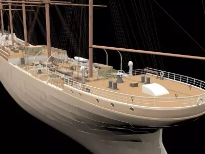 A professional ship 3D model