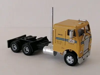 HO Freightliner cabover tractor parts  3D print model