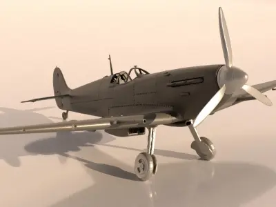 Spitfire 3D print model