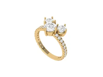 Wedding Ring  3D print model 425