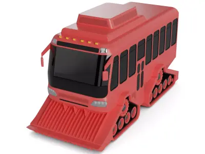 Snowcat Buse 3D model 2