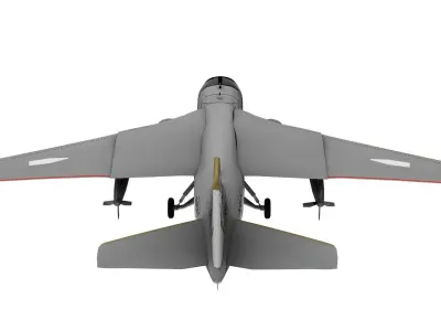 Lowpoly S-3 Viking Aircraft Model Low-poly 3D model