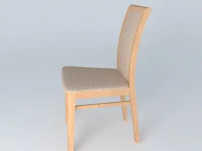 Indiana Red Pine Chair 3D model