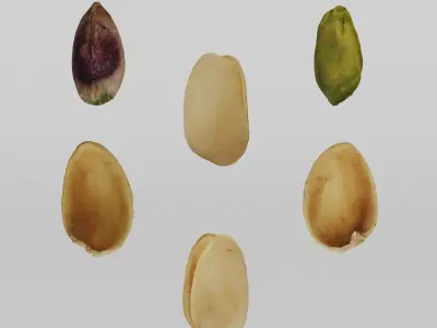 Pistachios 3D model
