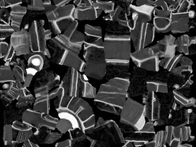 Brown Pistol 3D model purchase