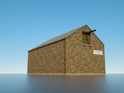 Victorian Depot Free low-poly 3D model