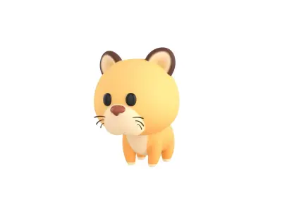Character310 Lioness 3D model