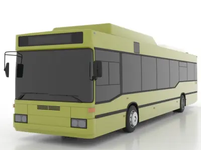 Mercedes-Benz O405N2U CNG Low Low-poly 3D model