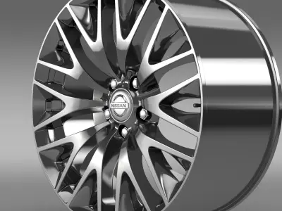 Nissan Cima Hybrid  rim 3D model