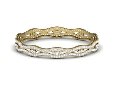 Stylish antique bracelet  3D print model