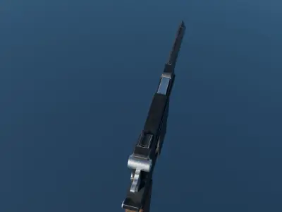 Bergmann1908 Low-poly 3D model