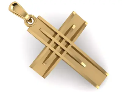 CROSS PENDANT CR172 3D print model