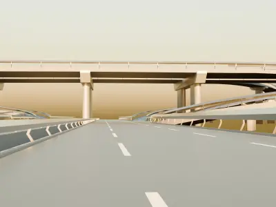 Highway Free 3D model