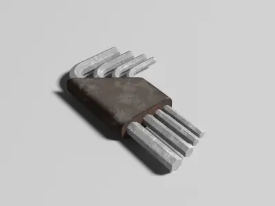 Hex Key 3D model