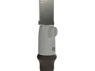 Mini flush cut pull saw 3D model