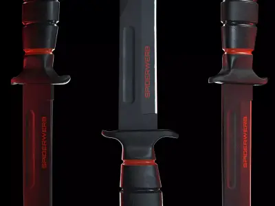 Military Knife  3D model