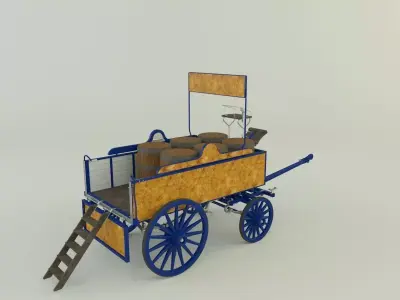 old carriage 3d 3D model