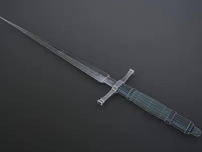 Misericorde Dagger Low-poly 3D model
