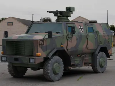 Dingo 2 Armored Car 3D model