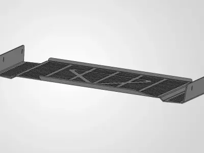 Triumph Trident 660 Radiator Guard 3D model