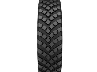 HighDetailAgriculturalTyre3DModelGameReadyFBX Low-poly 3D model