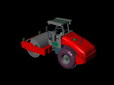 road roller REDLINE DRS120 3D print model