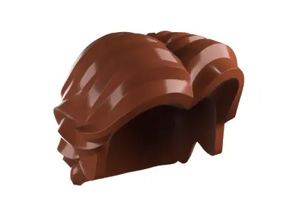 Custom3Dprint Minifigure Accessory - Minifigure Hair S2 - 060 3D print model