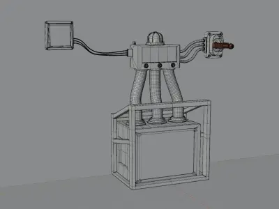 Sci-fi box 3D model