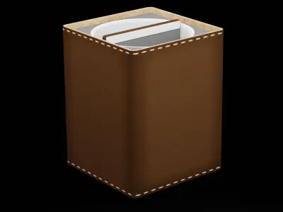 Stationary Holder Low-poly 3D model