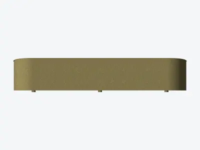 Furniture - Sofa - Contemporary - Number - Bench Low-poly 3D model