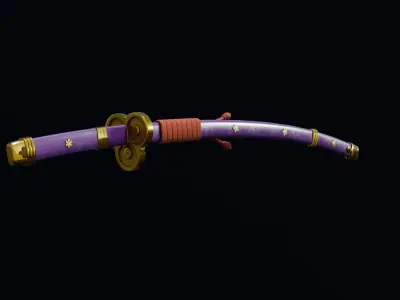 Katana - Enma Low-poly 3D model