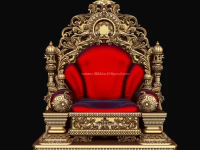 Throne 3d Print Model for God and king 3D print model