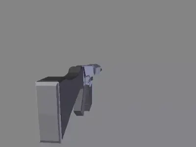 FN FAL  Rifle de Asalto Low Poly Low-poly 3D model