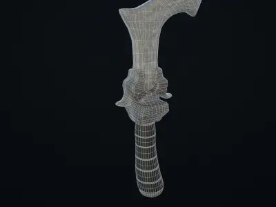 sword Low-poly 3D model 88