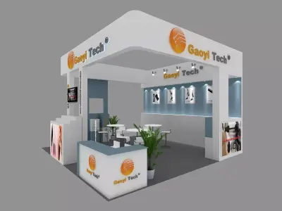 Exhibition - Area -6X6-3DMAX2009-45 3D model